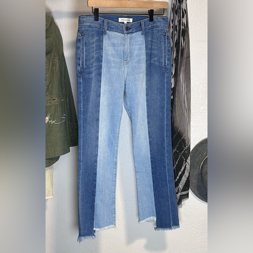NWOT Ei8ht Dreams Pieced Denim Size 28 $235 Revolve